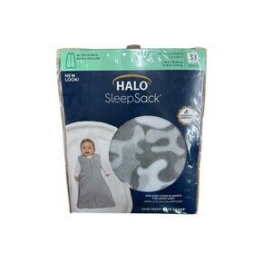 HALO SleepSack Sand‎ + Stone Small Micro-Fleece Safe Sleep Made Easier NWT